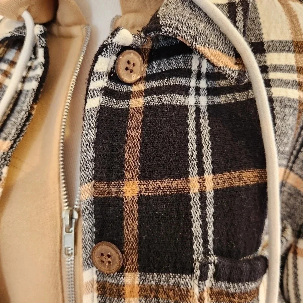 || TEN TREE || plaid jacket - Picture 6 of 9